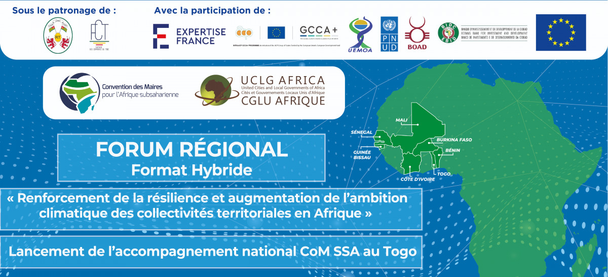 Launch of the support to CoM SSA signatory cities in Togo on the sidelines of upcoming Regional Forum
